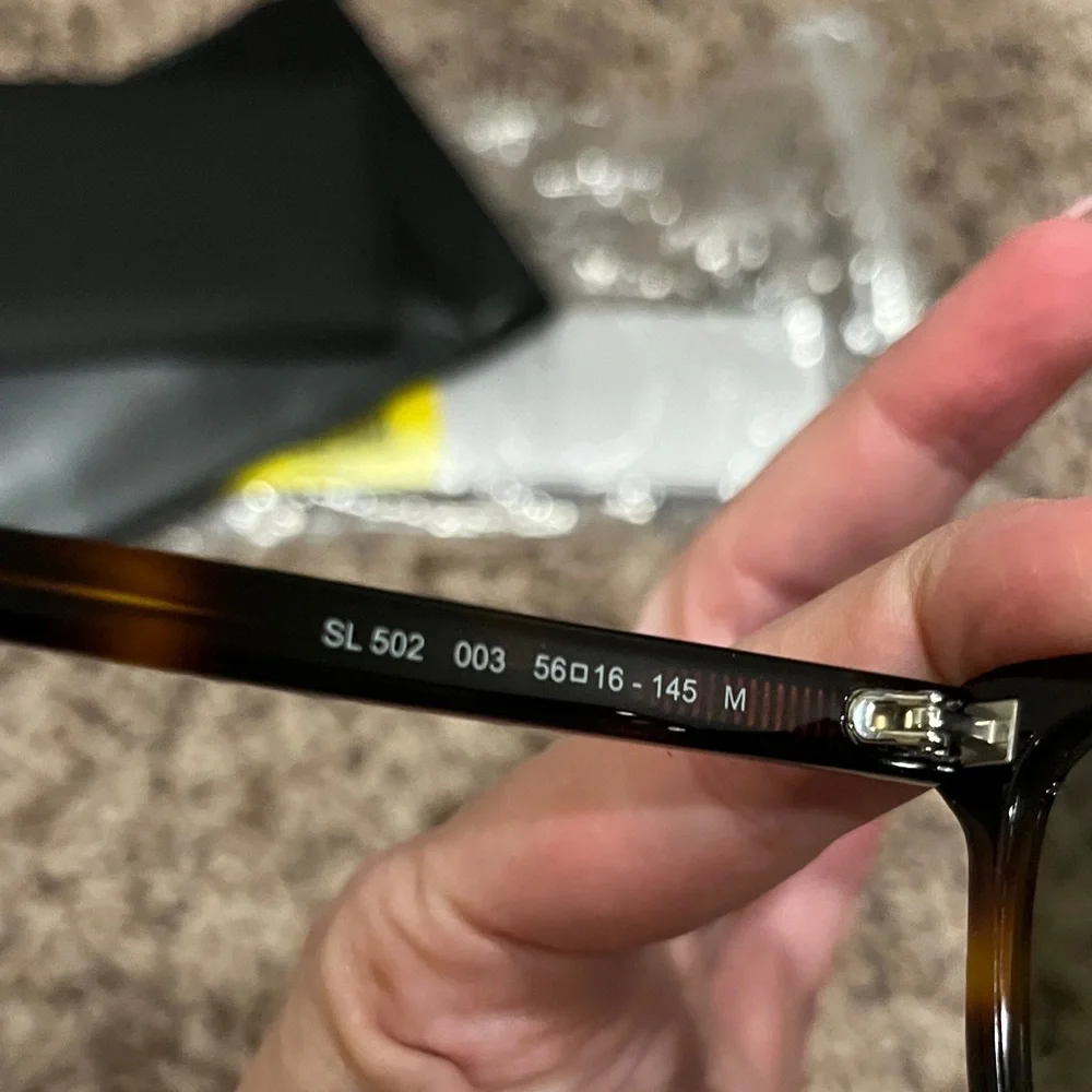Saint Laurent Tortoise Shell Sunglasses - Picture 6 of 13